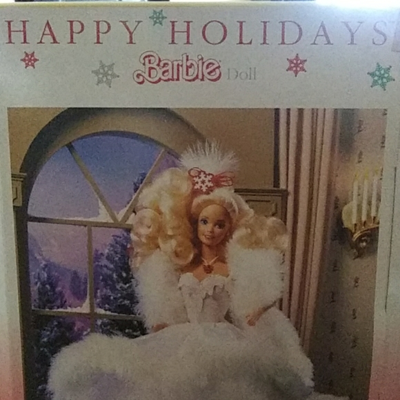 Never Opened 1989 Holiday Barbie w/Ornament - Picture 4 of 6